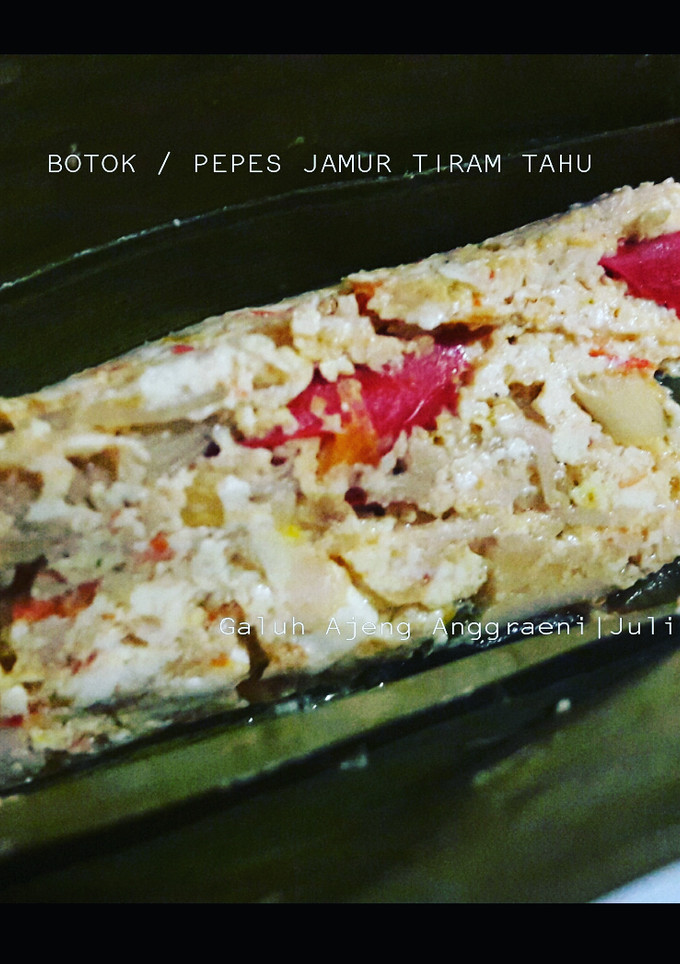Foto resep Botok / pepes jamur tiram tahu