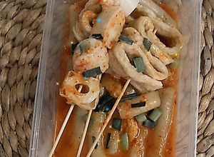 Foto resep Toppoki toping (baso seafood, odeng) ala2 mamak mager