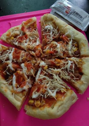 Foto resep Pizza praktis enak ala rumahan