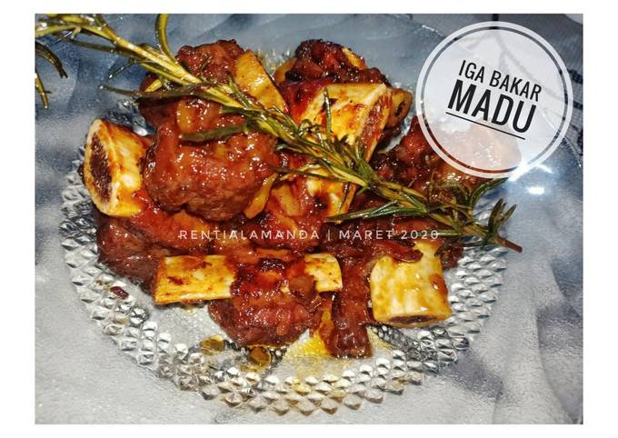 Mudah Banget Masakan Resep Iga Bakar Madu