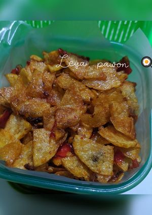 Foto resep Kering kentang pedas manis