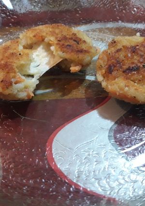 Una foto de Croquetas de arroz y verduras