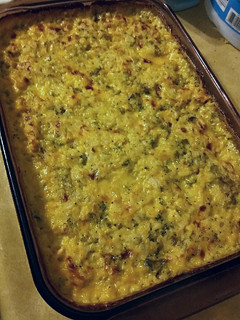 A picture of Turkey Broccoli Rice Casserole.