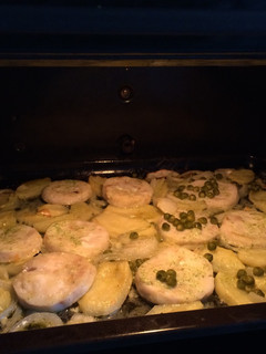 Una foto de Merluza al horno en salsa
