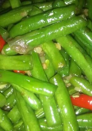 Foto resep Tumis buncis Singapore sederhana