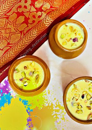 A picture of Thandai (Happy holi).