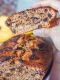Banana bread con chocolate