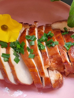 Hình của món Ức gà nướng eat clean.