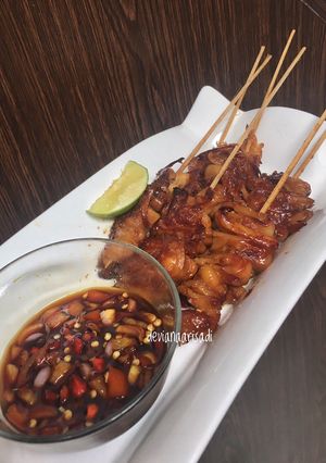 Foto resep Sate Jamur Tiram Sambal Kecap (Bakar Teflon)