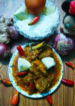 রেড চিলি চিকেন (Red chilli chicken recipe in Bengali) রেসিপির প্রধান ছবি