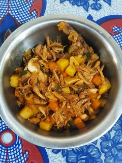 Foto resep MpAsi 1y+ ayam suwir kentang wortel