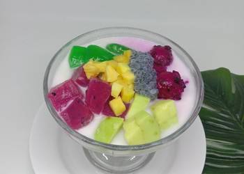 Resep Baru Es Goyobod Buah Naga Yummy Mantul