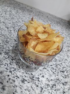 عکسی از دستور چیپس خانگی