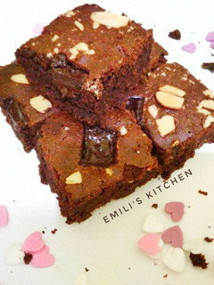 Foto resep Chewy Brownies Coklat Almond