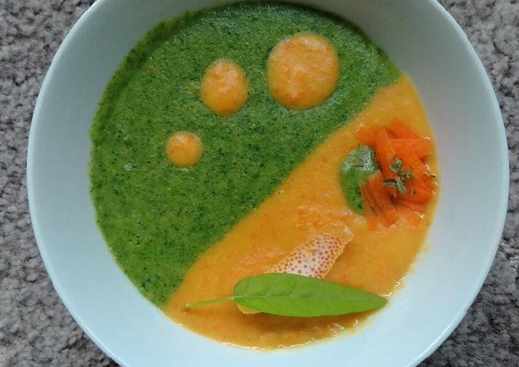 Langkah Mudah untuk Membuat Creamy Spinach and Carrot Soup (Spicarrot) Lezat