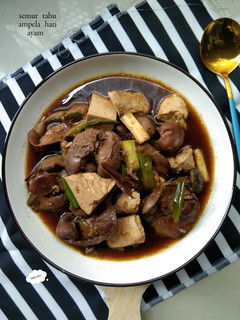 Foto resep Semur tahu ampela hati ayam (12 bulan)
