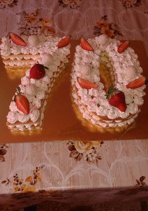 O poză a rețetei Tort cifră.