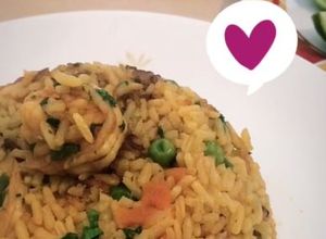 Una foto de Arroz con Camarón