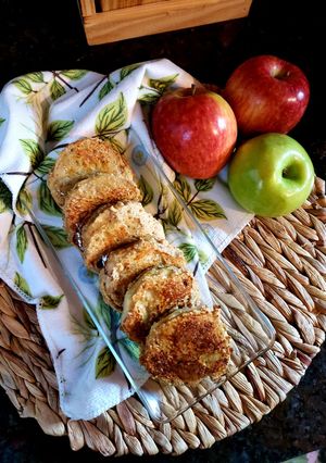 Una foto de Tortitas de Manzana🍏🍏🍏