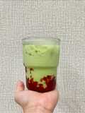 Strawberry Matcha Milk