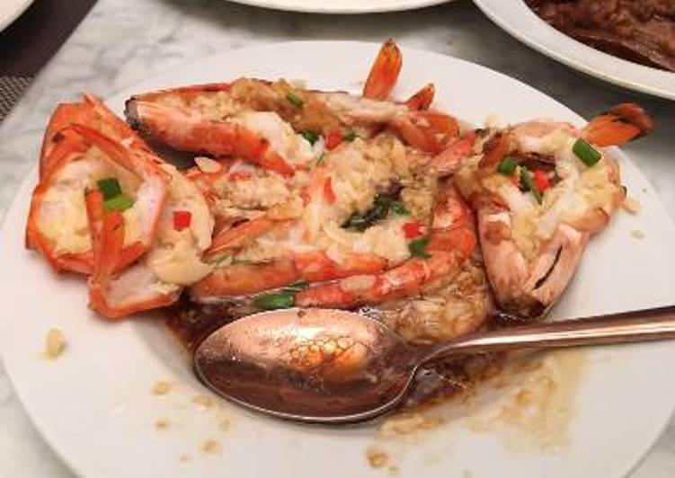 Cara mengolah Steam udang bawang (Hong Kong recipe), Bikin Ngiler