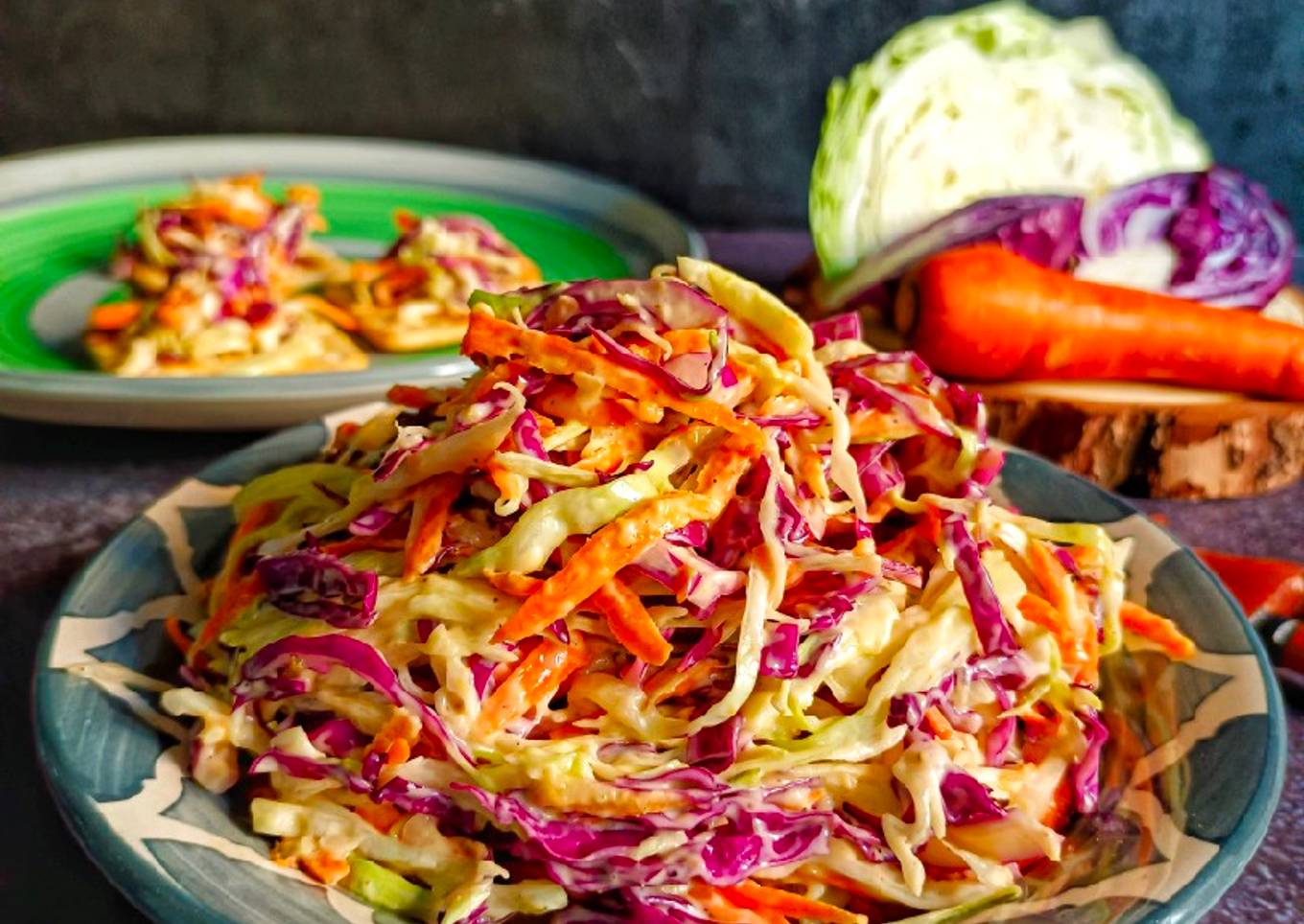 Cabbage Carrot Coleslaw