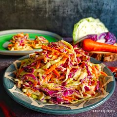 A picture of Cabbage Carrot Coleslaw.