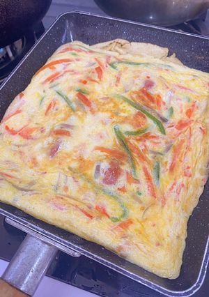 A picture of Egg pita.