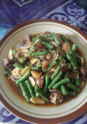 Foto resep Tumis kacang panjang ati ayam