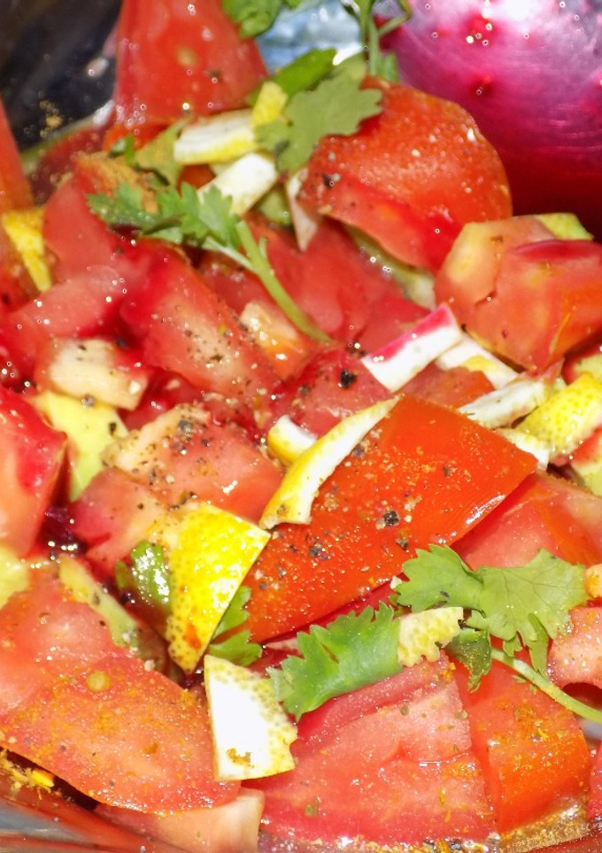 Una foto de Ensalada marroquí