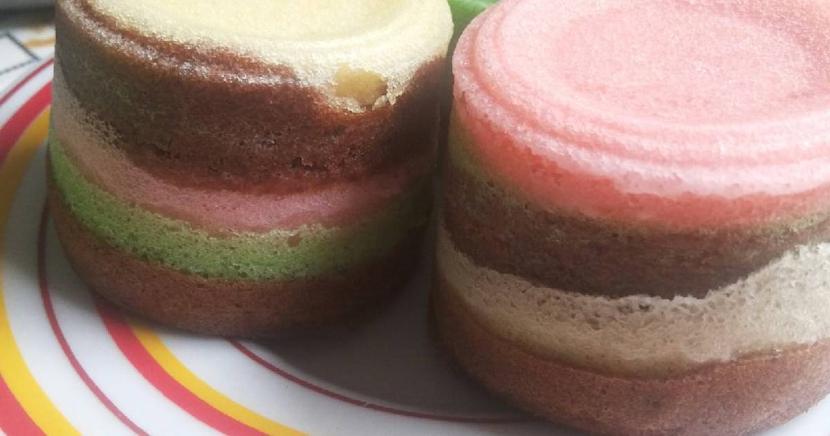 80 resep  bolu  kukus  pelangi cup  enak dan sederhana Cookpad