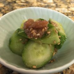 A picture of Cucumber with umeboshi.