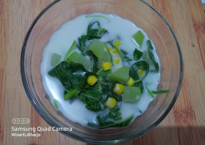 Resep Sayur Bobor Bayam Oleh Pawon Wincew Cookpad