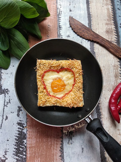 Foto resep Roti Panggang Keju Telur