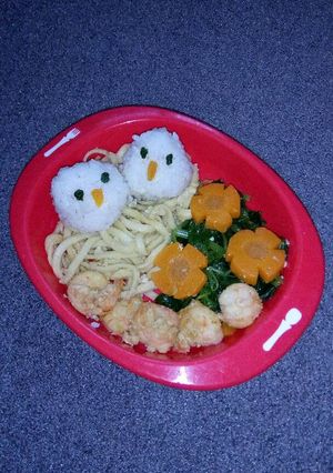 Foto resep Bento anak burung dalam sarang