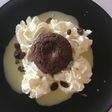 Coulant de chocolate 🍫 con nata montada