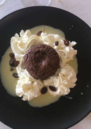 Foto principal de Coulant de chocolate 🍫 con nata montada