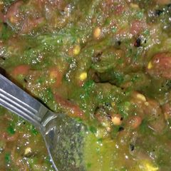 Tomato Coriander Chutney A picture of Tomato Coriander Chutney.