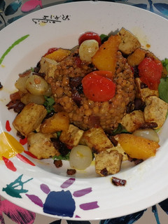 Una foto de Lentejas con arroz deconstruidas vegano 🌱vegetariana