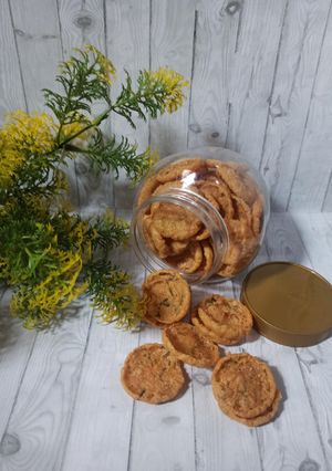 Foto resep Peyek coin teri medan