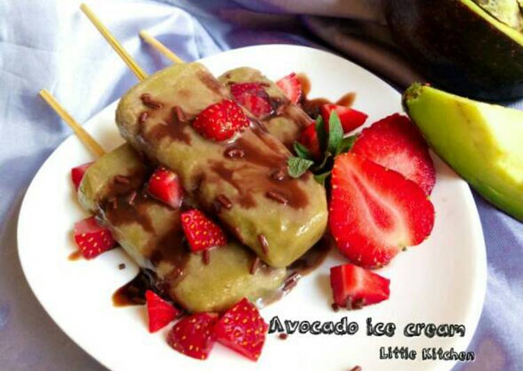 Resep Avocado ice cream, Lezat Sekali