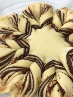 Foto resep Chocolate Snowflake Bread