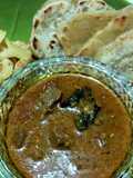 Roti jala, cane dan kari kambing