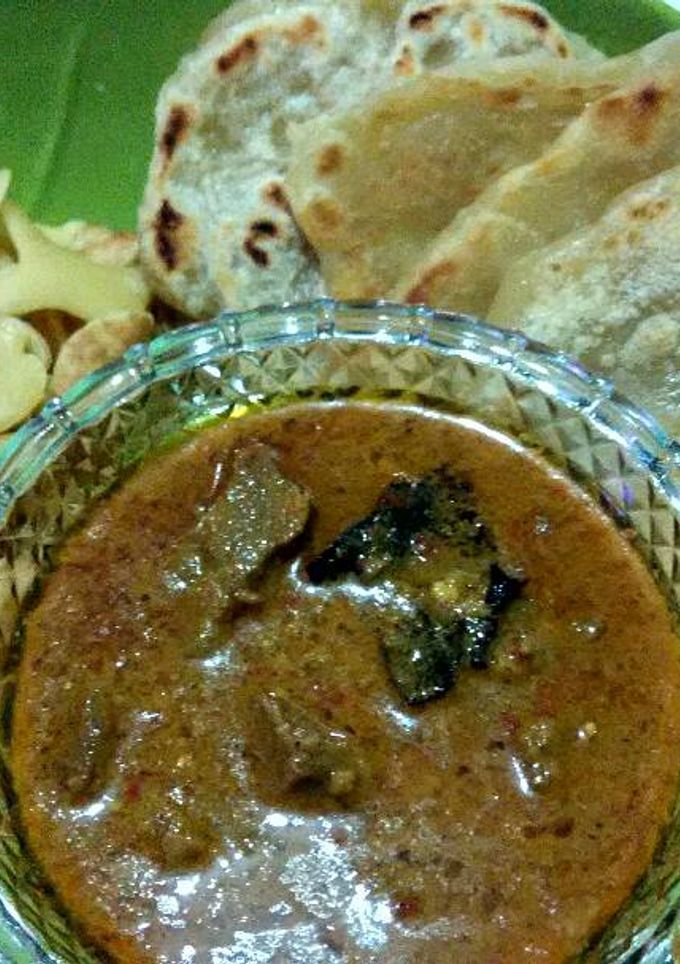 Foto resep Roti jala, cane dan kari kambing
