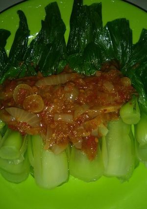 Foto resep Pakcoy siram saus