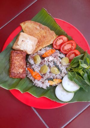 Foto resep Nasi Liwet Kecombrang (Honje) Rice Cooker