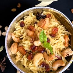 A picture of Kanika Bhaat / Sweet Rice - Odisha Festive Cuisine.