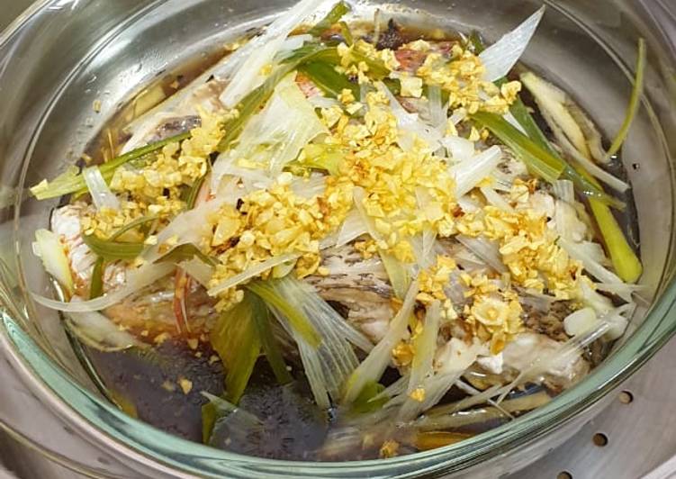 Cara Gampang Membuat Tim ikan ala chinese food 💞 Anti Gagal
