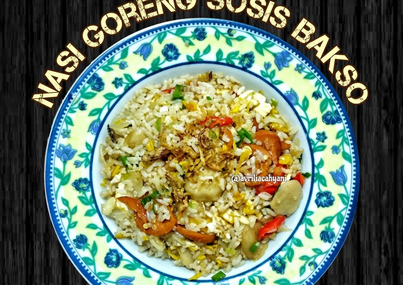 Nasi Goreng Putih (Sosis Bakso)