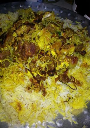 صورة لوصفة برياني لحم على طريقتي